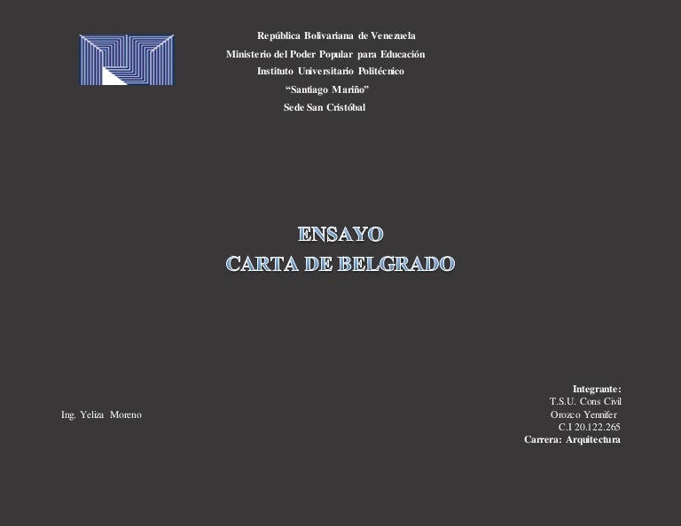 Carta de Belgrado