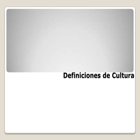 Mapa conceptual cultura