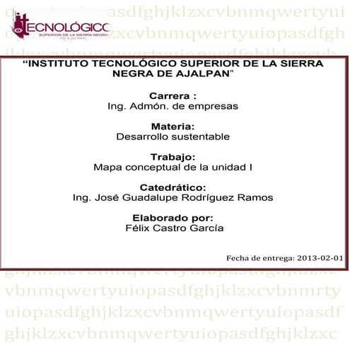 Mapa conceptual de felix castro garcia