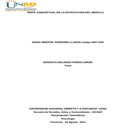 Mapa conceptual del campus virtual de la unad | DOCX