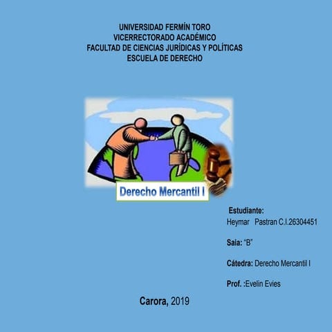 Mapa conceptual derecho mercantil I