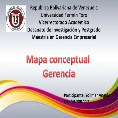 Mapa Conceptual Gerencia