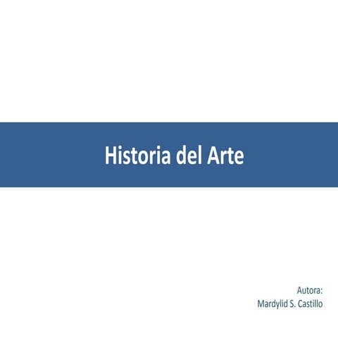 Mapa Conceptual Historia del Arte