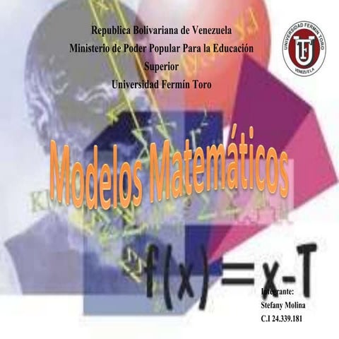 Mapa conceptual modelos matematicos  asig#2