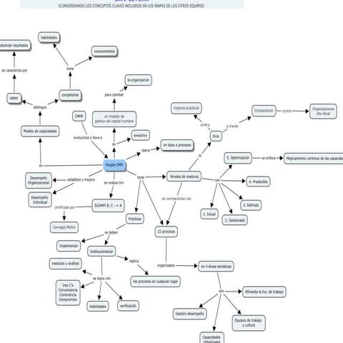 Mapa Conceptual PCMM; ITAM 2010