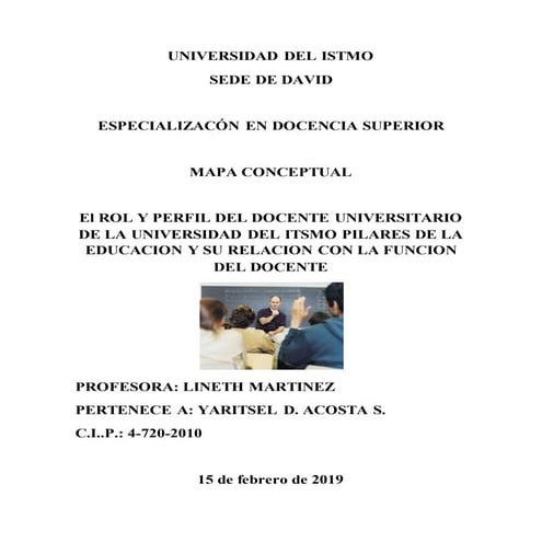 Mapa conceptual los 4 pilres de la educacion | DOCX