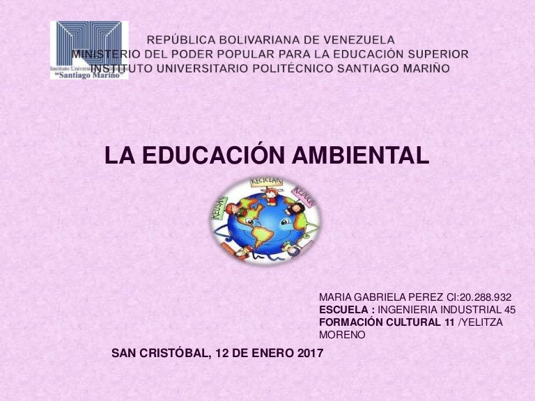 Mapa conceptual sobre la educación ambiental