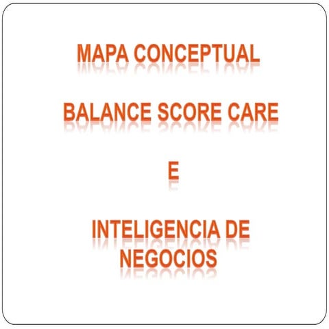 Inteligencia de negocios Mapa conceptual unidad_ii chaparro