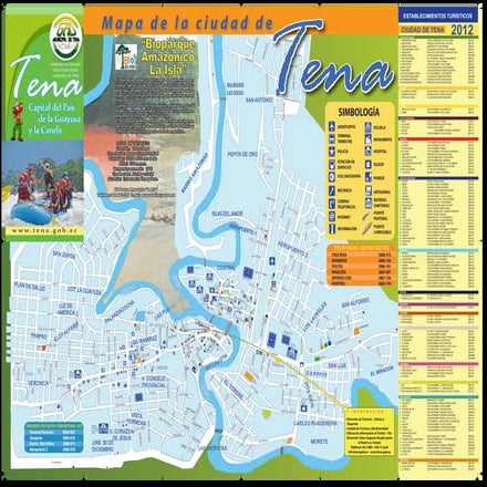 Mapa de la ciudad de Tena | PDF