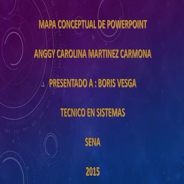 Mapa conceptual  de powerpoint 