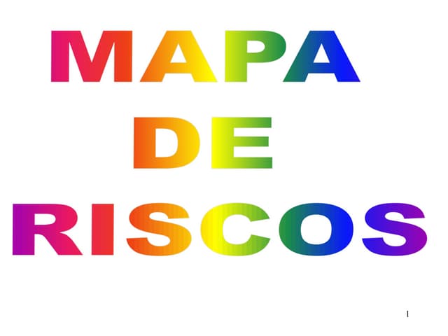 Mapa de Risco Higiene do Trabalho