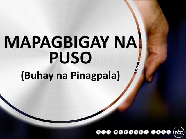 MAPAGBIGAY NA PUSO - PTR JOVEN SORO - 7AM MABUHAY SERVICE