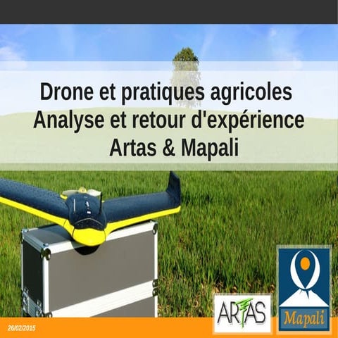 Retour d'expérience sur l'utilisation des drones civiles pour l ...