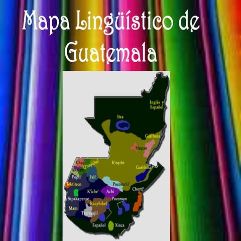 Mapa linguístico de gutemala