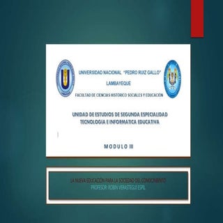 Mapa mental  la nueva educación