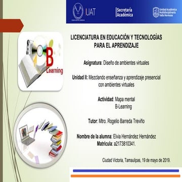 Mapa mental b learning | PPTX