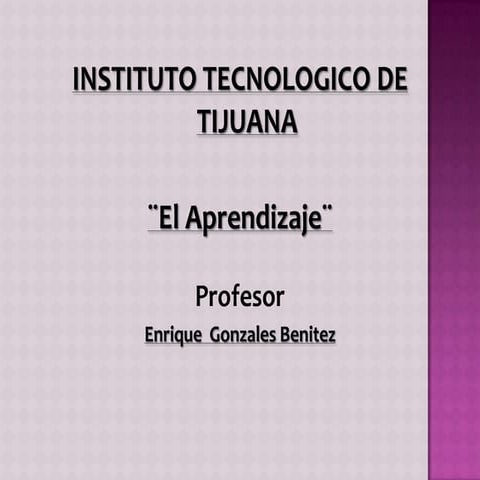 Mapa Conceptual De Las Diferentes Teorías Del Aprendizaje | PPSX