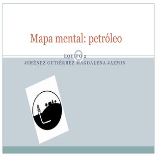 Mapa mental del petroleo