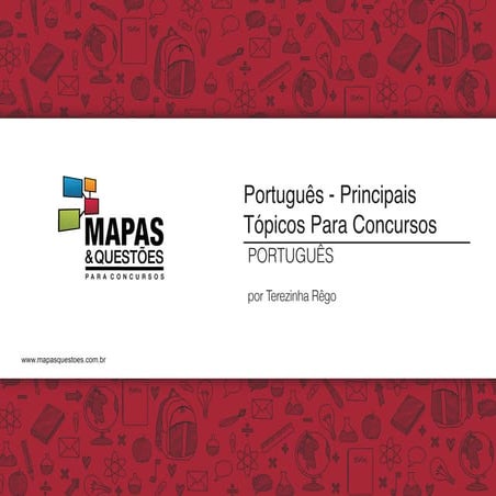 Mapa mental de PORTUGUÊS.pdf para concursos | PDF