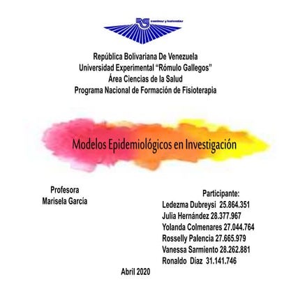 Mapa mental modelos epidemiologicos