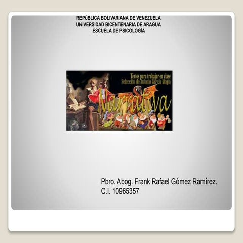 Mapa mental texto narrativo