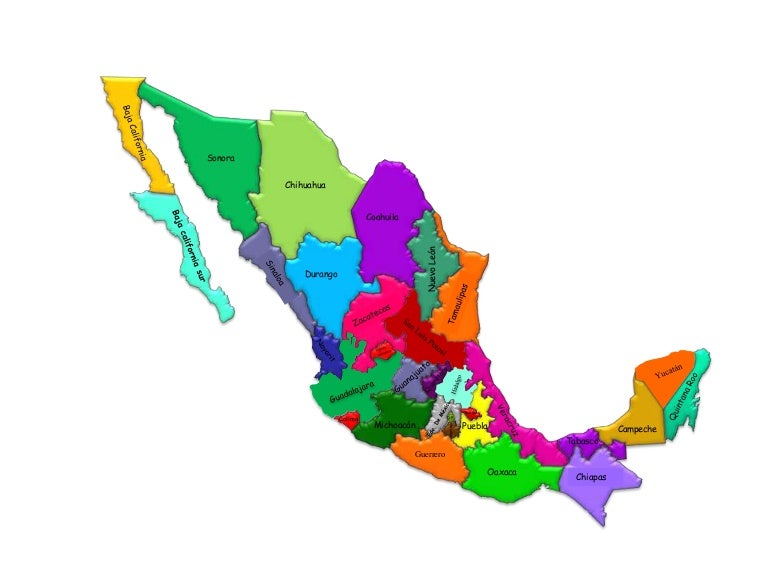 Mapa de mexico