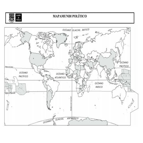 Mapa Mundi Politico | PDF