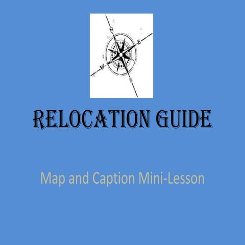 Map and caption mini lesson