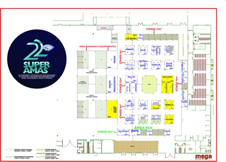 Mapa Da 22ª Super Amas