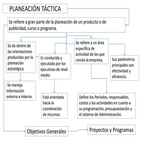 Mapa planeacion tactica, estrategica, operativa y holistica | PPT