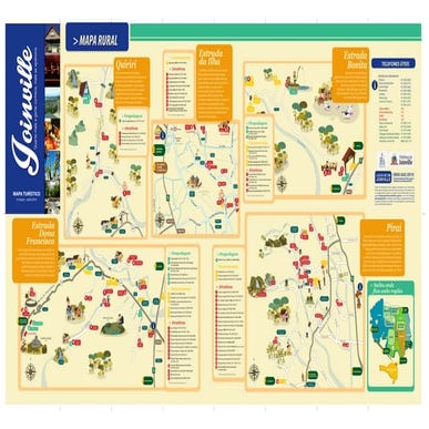Mapa turístico de Joinville-SC | Brasil | PDF