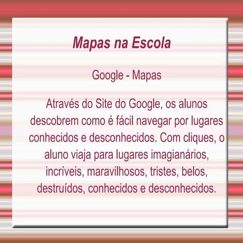 Mapas no Google