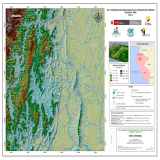 Mapas de la Cordillera del Condor