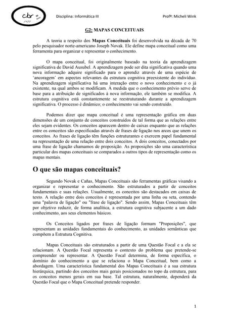 Mapas conceituais