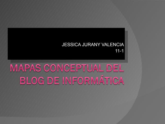 Mapas Conceptual Del Blog De InformáTica Jessiç
