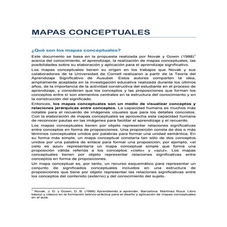 Mapas conceptuales