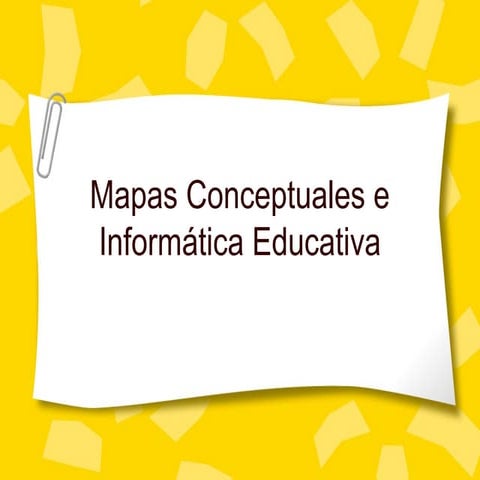Mapas conceptuales