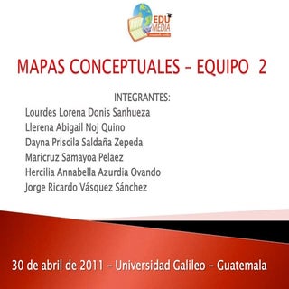 MAPA CONCEPTUAL EDUMEDIA - EQUIPO 2...