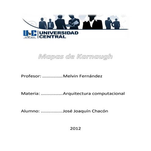 Mapas de karnaugh | DOCX