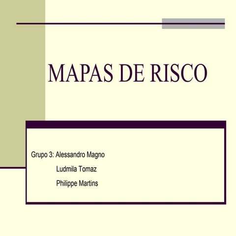 Treinamento CIPA - Mapa de Risco | PDF