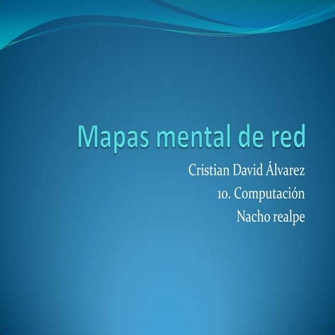 Mapas mentales red