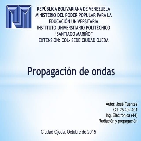 Propagacion de Señales