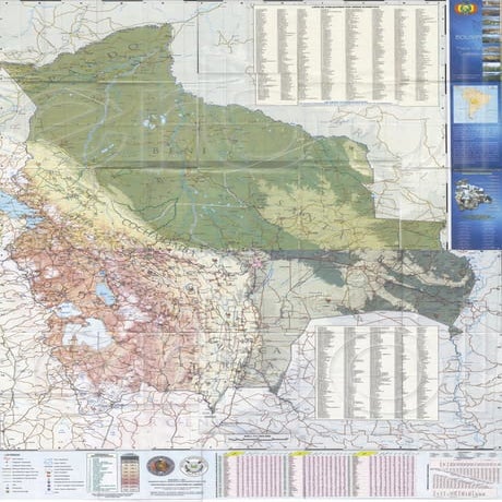 Mapa vial turístico de Bolivia | PDF