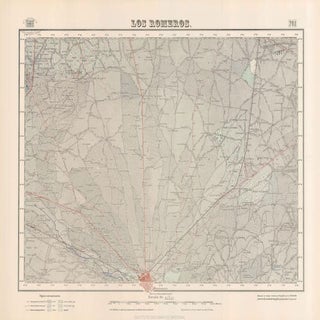 Mapa topográfico de Manzanares, zon...