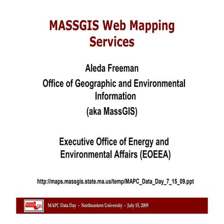 Mapc Data Day 7 15 09