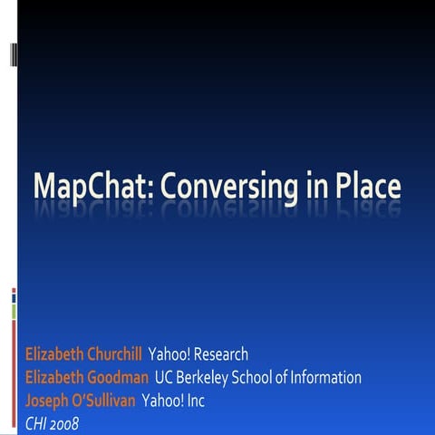 Mapchat | PPT