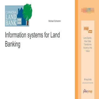 Mapchats - Land Banks, Michael Schramm