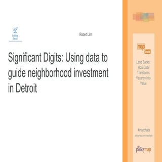 Mapchats - Land Banks, Robert Linn