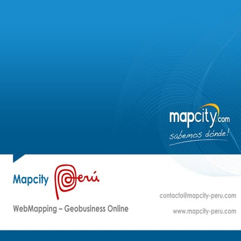 Mapcity-Peru WebMapping