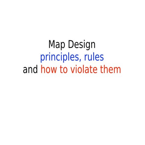 Map design
